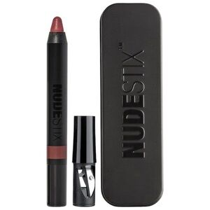 BNIB Nudestix Intense Matte Lip + Cheek Pencil Set in Sun-kissed Rose
